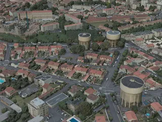 La Rochelle City, France (2021) 3D Model preview