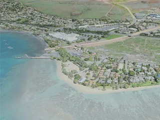 Lahaina City, USA (2021) 3D Model preview