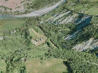 Bobbio City, Italy (2021) 3D Model preview
