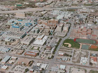 Fort Worth City, USA (2021) 3D Model preview
