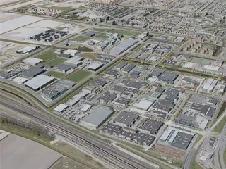 Hoofddorp City, Netherlands (2021) 3D Model preview