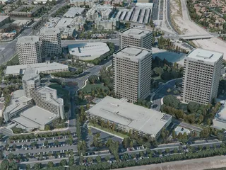 Irvine City, USA (2021) 3D Model preview
