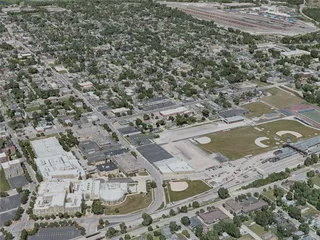Joliet City, USA (2021) 3D Model preview