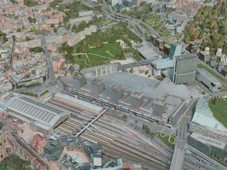 Lille City, France (2021) 3D Model preview