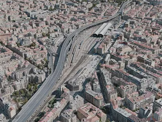 Nice City, France (2021) 3D Model preview