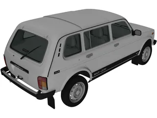 VAZ-2123 (2012) 3D Model preview