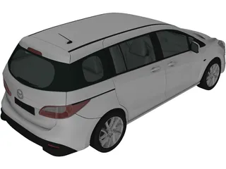 Mazda 5 (2011) 3D Model preview