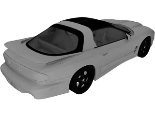 Pontiac Firebird Trans Am WS6 (2002) 3D Model preview