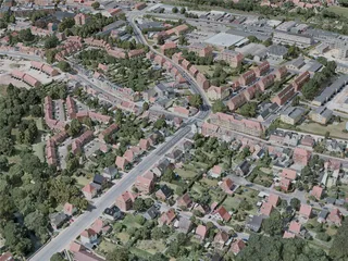 Odense City, Denmark (2021) 3D Model preview