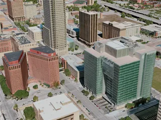 Omaha City, USA (2021) 3D Model preview