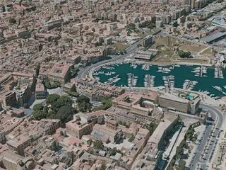 Palermo City, Italy (2021) 3D Model preview