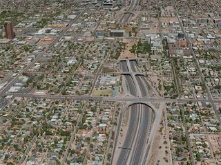 Phoenix City, USA (2021) 3D Model preview