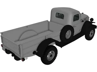 Dodge Power Wagon (1971) 3D Model preview