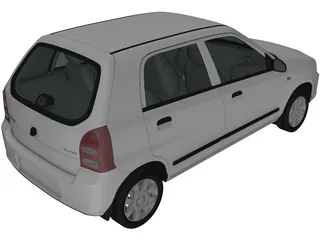 Suzuki Maruti Alto (2011) 3D Model preview