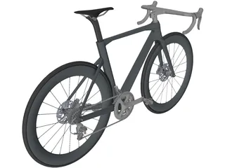Road Bicycle 3D Model preview