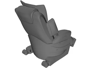 Massage Chair 3D Model preview