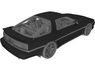 Toyota Supra (1992) 3D Model preview