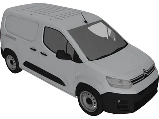 Citroen Berlingo Van SWB (2021) 3D Model preview