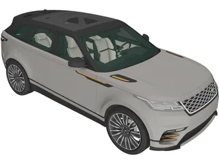 Range Rover Velar (2018) 3D Model preview