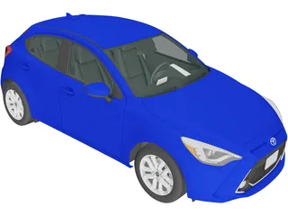 Toyota Yaris Hatchback US (2020) 3D Model preview