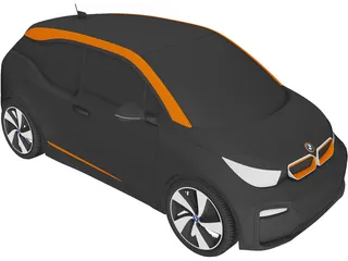 BMW i3 3D Model preview
