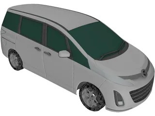 Mazda Biante (2012) 3D Model preview