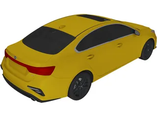 Kia Forte (2019) 3D Model preview
