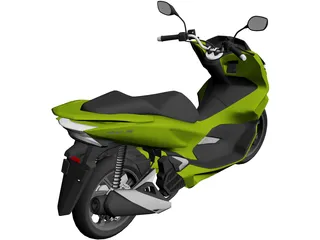 Honda PCX 150 3D Model preview