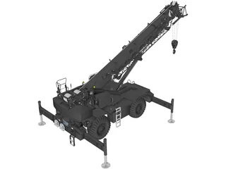 Manitiwoc GRT810 Crane 3D Model preview