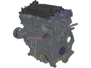 Honda Civic L15B7 Engine 3D Model preview