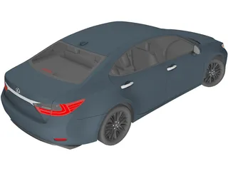 Lexus ES350 (2016) 3D Model preview