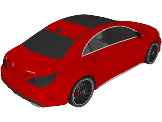 Mercedes-Benz CLA 45 AMG (2013) 3D Model preview