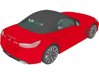 BMW Z4 Roadster M40i (2019) 3D Model preview