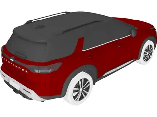 Nissan Pathfinder (2022) 3D Model preview