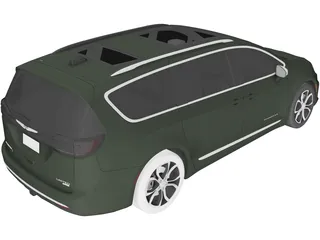 Chrysler Pacifica (2022) 3D Model preview