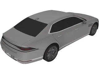 Genesis G90 (2022) 3D Model preview
