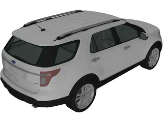 Ford Explorer (2011) 3D Model preview