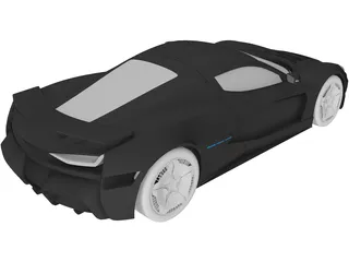 Rimac Nevera (2021) 3D Model preview
