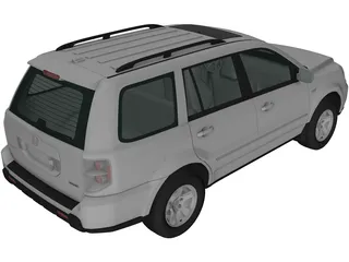 Honda Pilot EX (2006) 3D Model preview