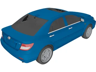 BYD F3 (2013) 3D Model preview