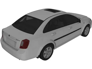 Daewoo Gentra (2016) 3D Model preview