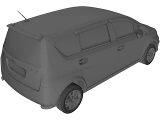 Perodua Alza (2014) 3D Model preview