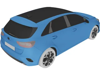 Kia Ceed Hatchback (2019) 3D Model preview