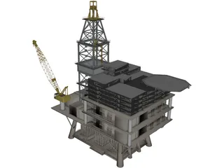 Tender Rig 3D Model preview