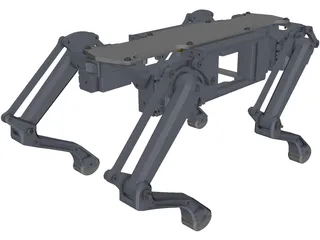Quadruped 3D Model preview