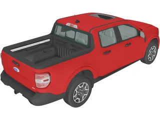 Ford Maverick Lariat (2022) 3D Model preview
