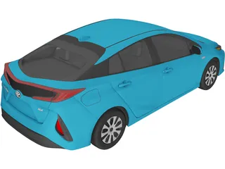 Toyota Prius Prime (2021) 3D Model preview