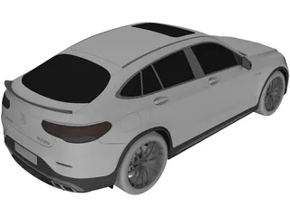 Mercedes-Benz GLC63S AMG Coupe (2020) 3D Model preview