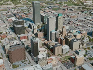 Tulsa City, USA (2021) 3D Model preview
