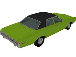 Dodge Polara (1970) 3D Model preview